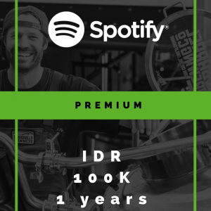 Jual Spotify Premium Legal 1 Tahun – Rp 100.000