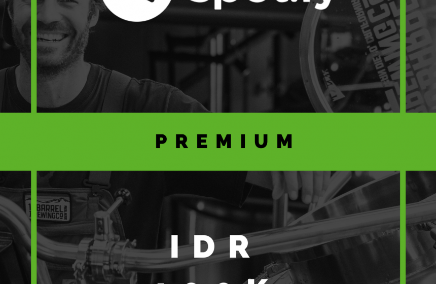 Jual Spotify Premium Legal 1 Tahun – Rp 100.000